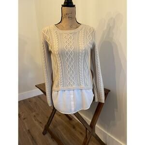 Monteau Los Angeles Tan Sweater Size Small